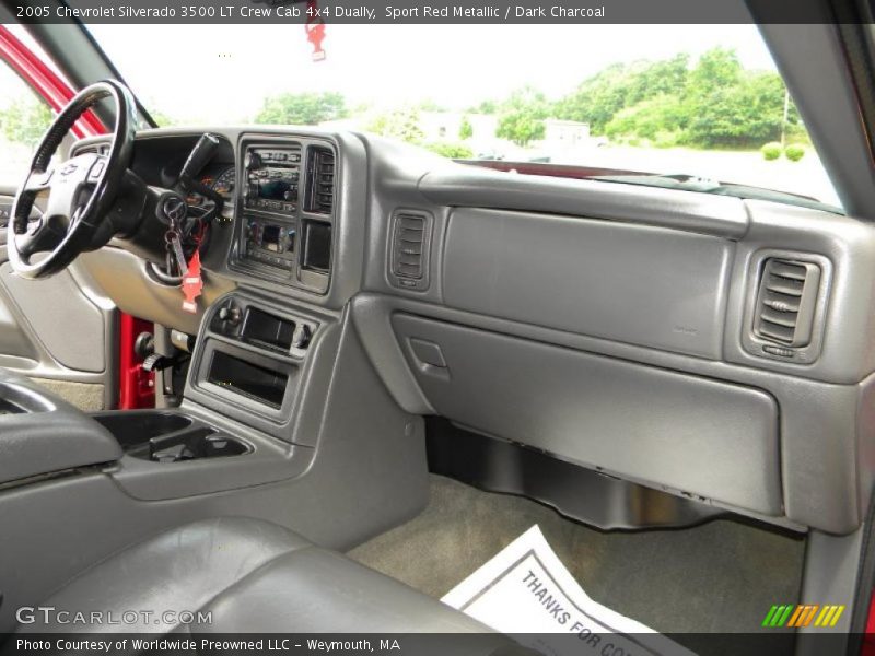 Sport Red Metallic / Dark Charcoal 2005 Chevrolet Silverado 3500 LT Crew Cab 4x4 Dually