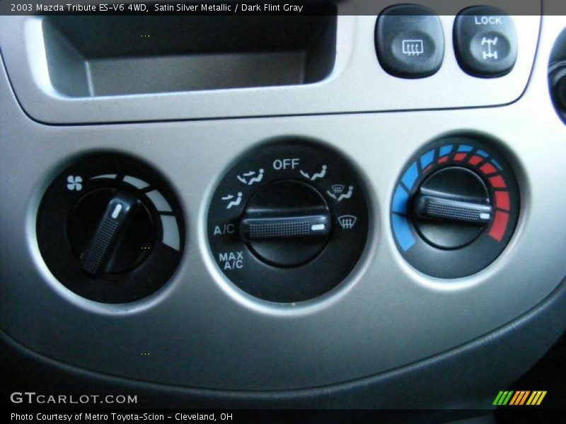 Satin Silver Metallic / Dark Flint Gray 2003 Mazda Tribute ES-V6 4WD
