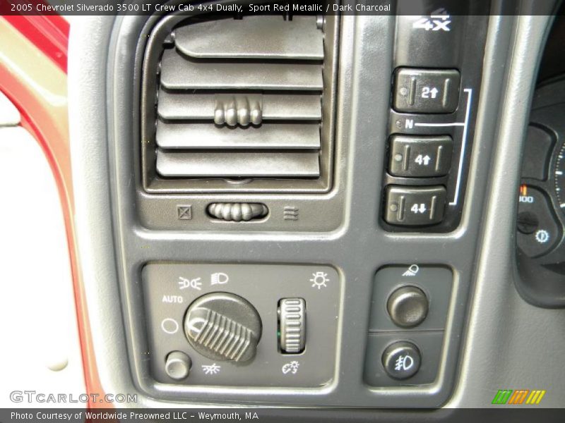 Sport Red Metallic / Dark Charcoal 2005 Chevrolet Silverado 3500 LT Crew Cab 4x4 Dually