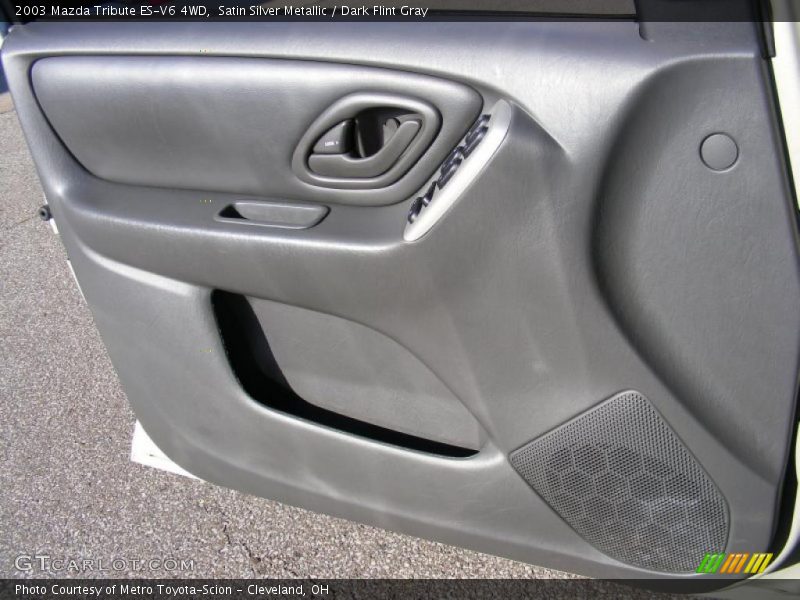 Satin Silver Metallic / Dark Flint Gray 2003 Mazda Tribute ES-V6 4WD
