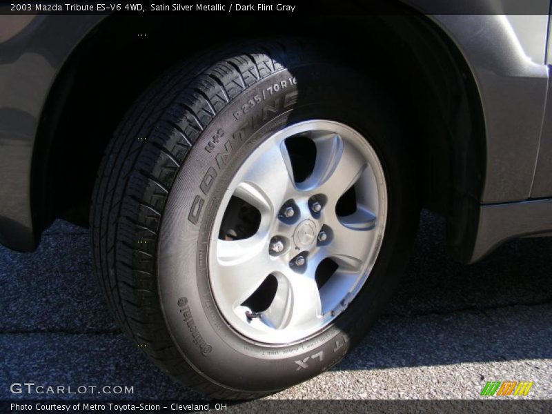 Satin Silver Metallic / Dark Flint Gray 2003 Mazda Tribute ES-V6 4WD