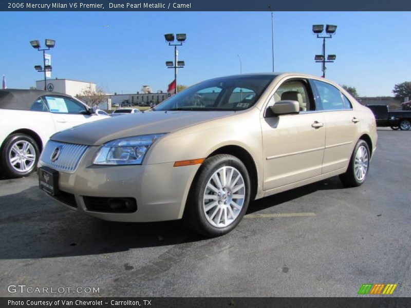 Dune Pearl Metallic / Camel 2006 Mercury Milan V6 Premier