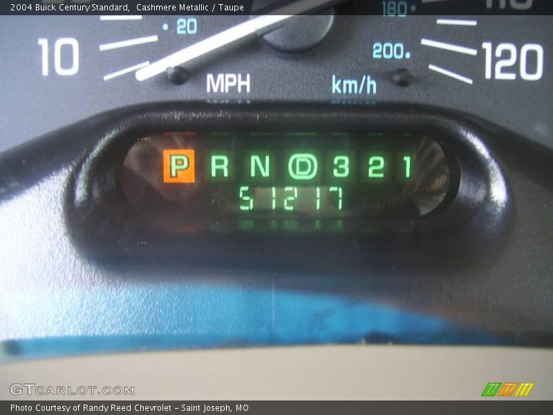 Cashmere Metallic / Taupe 2004 Buick Century Standard