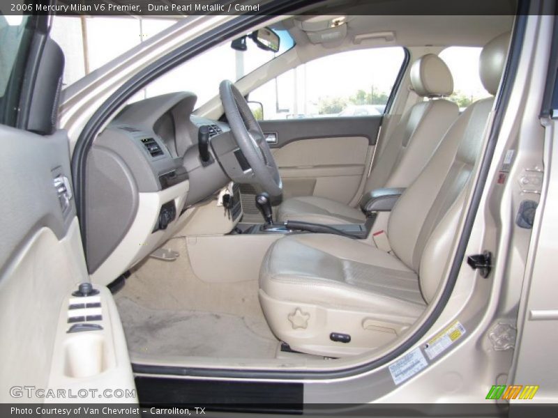 Dune Pearl Metallic / Camel 2006 Mercury Milan V6 Premier