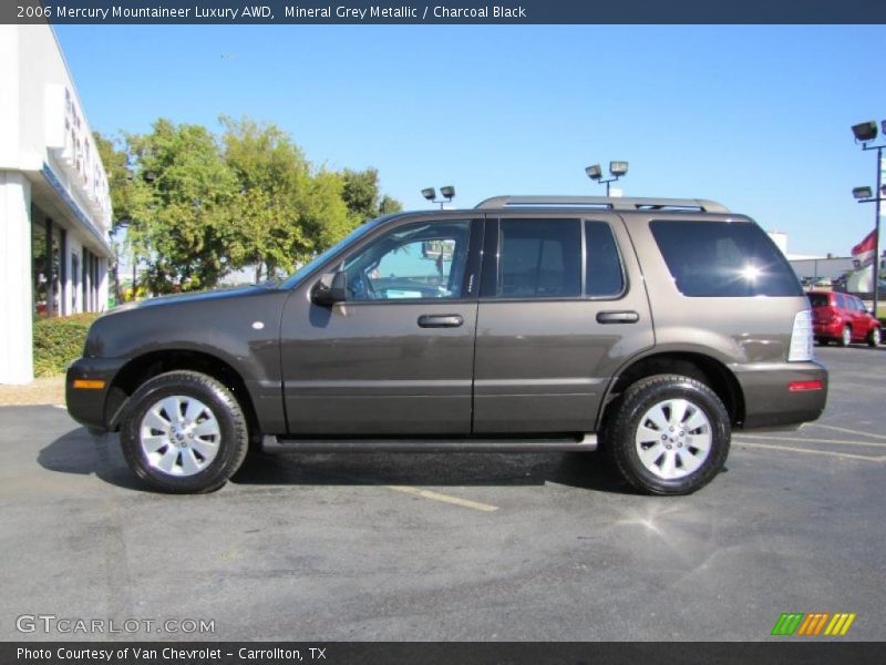 Mineral Grey Metallic / Charcoal Black 2006 Mercury Mountaineer Luxury AWD