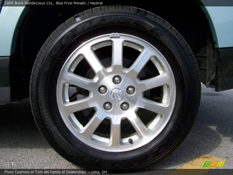 Blue Frost Metallic / Neutral 2006 Buick Rendezvous CXL