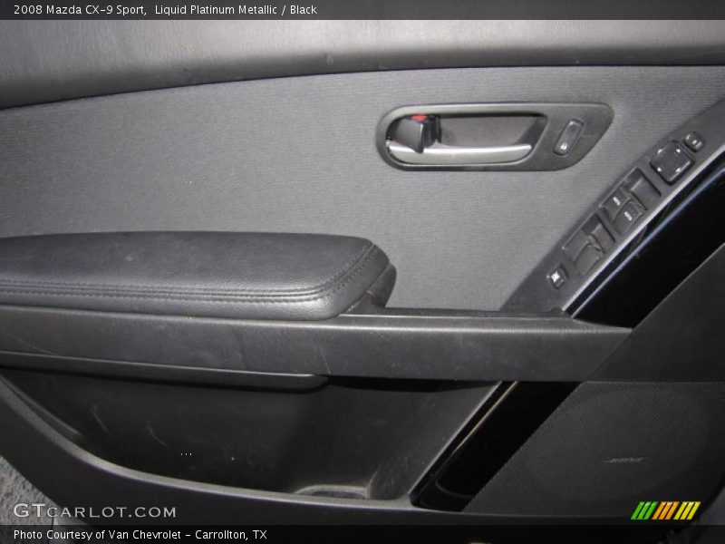 Liquid Platinum Metallic / Black 2008 Mazda CX-9 Sport