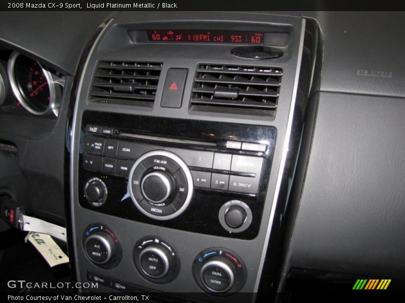 Liquid Platinum Metallic / Black 2008 Mazda CX-9 Sport