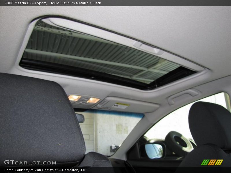 Liquid Platinum Metallic / Black 2008 Mazda CX-9 Sport