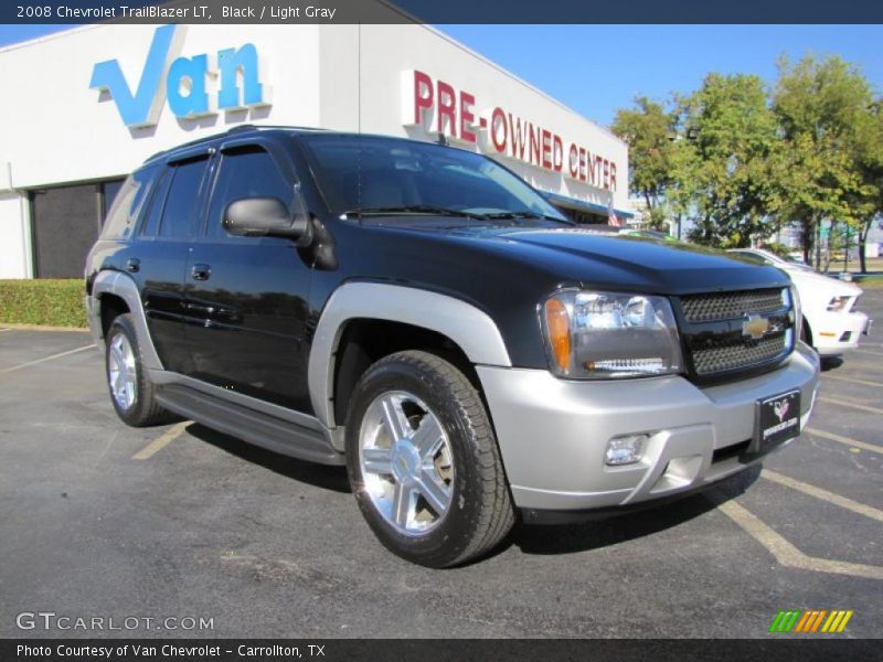 Black / Light Gray 2008 Chevrolet TrailBlazer LT