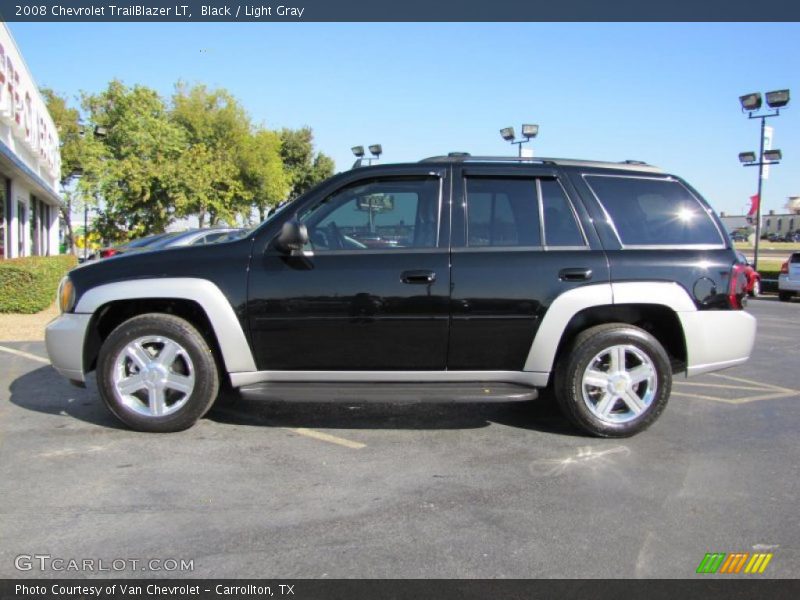 Black / Light Gray 2008 Chevrolet TrailBlazer LT