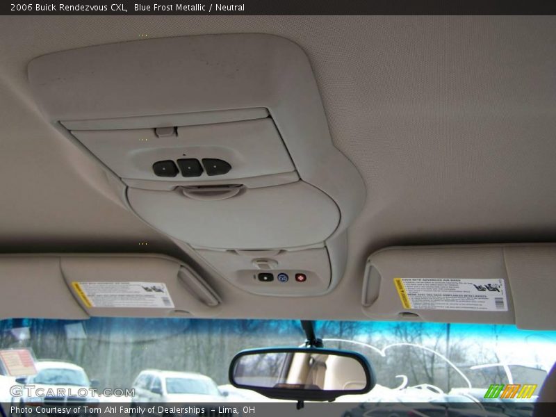 Blue Frost Metallic / Neutral 2006 Buick Rendezvous CXL