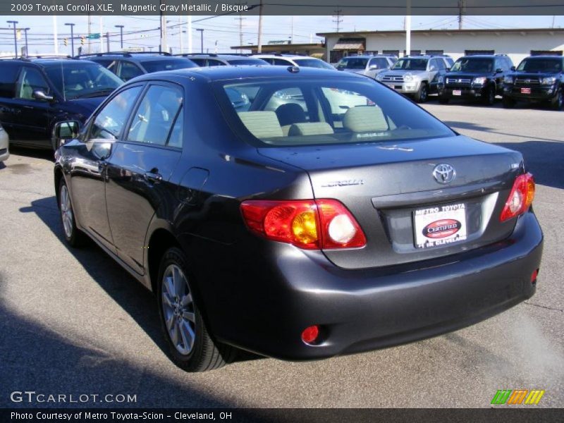 Magnetic Gray Metallic / Bisque 2009 Toyota Corolla XLE