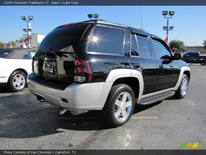 Black / Light Gray 2008 Chevrolet TrailBlazer LT