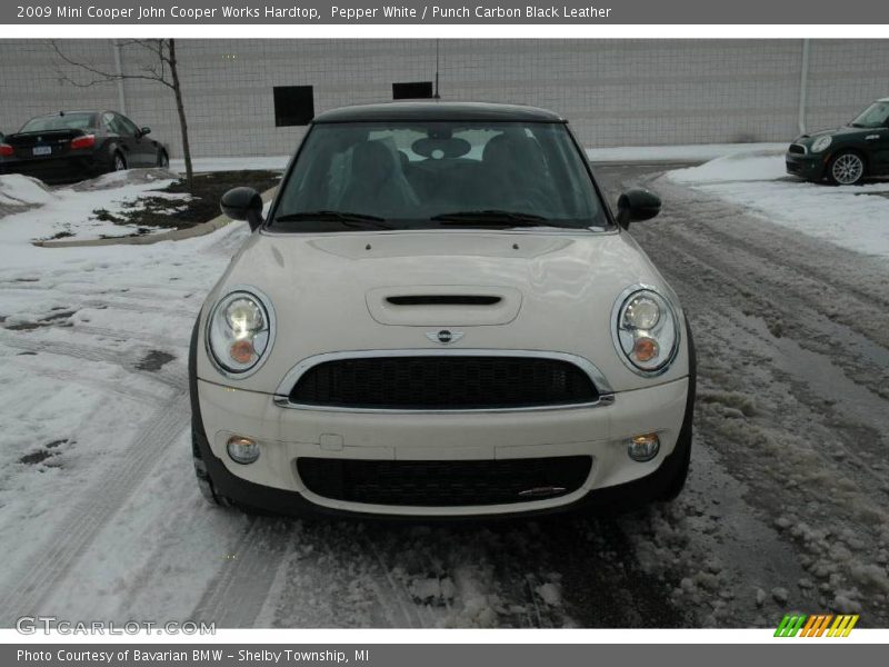 Pepper White / Punch Carbon Black Leather 2009 Mini Cooper John Cooper Works Hardtop
