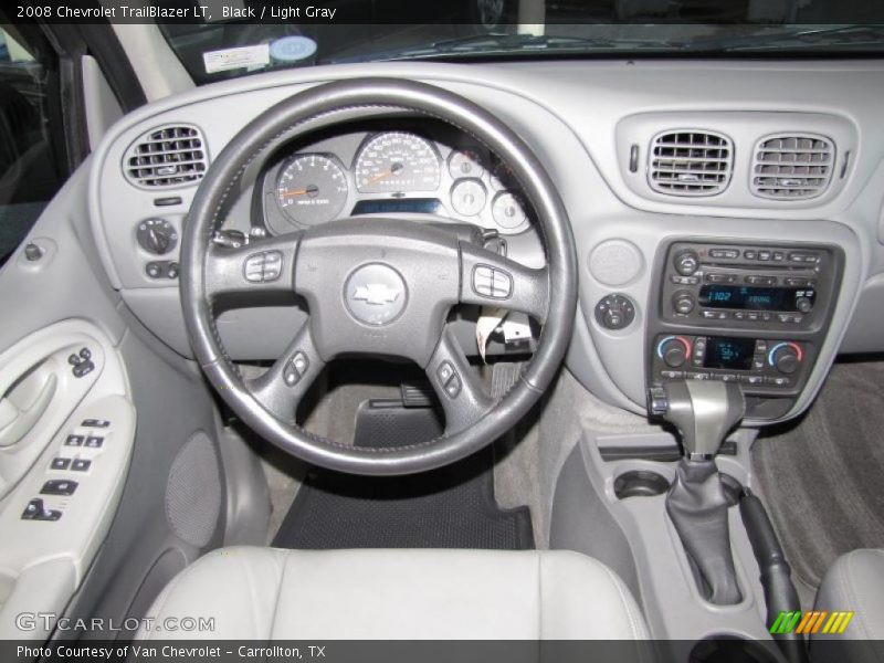 Black / Light Gray 2008 Chevrolet TrailBlazer LT