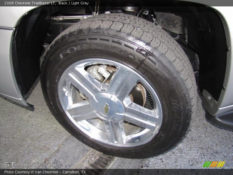 Black / Light Gray 2008 Chevrolet TrailBlazer LT