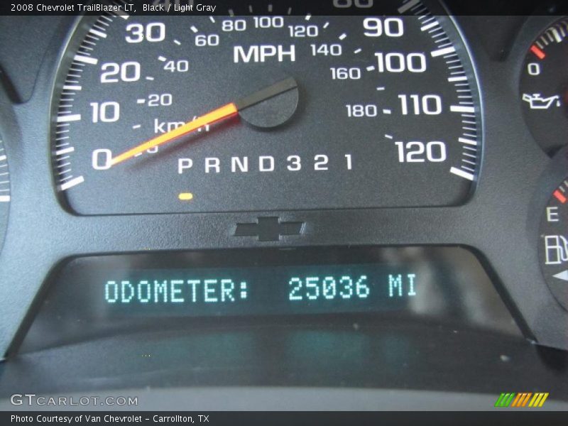 Black / Light Gray 2008 Chevrolet TrailBlazer LT