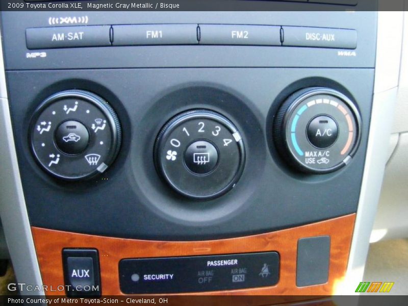 Magnetic Gray Metallic / Bisque 2009 Toyota Corolla XLE