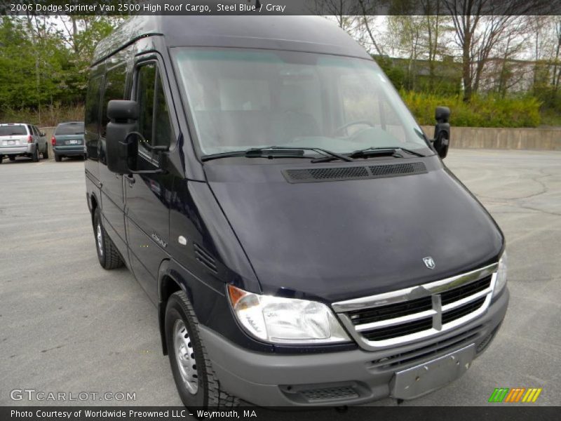 Steel Blue / Gray 2006 Dodge Sprinter Van 2500 High Roof Cargo