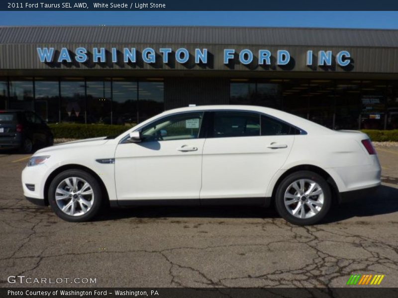 White Suede / Light Stone 2011 Ford Taurus SEL AWD