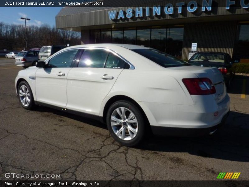 White Suede / Light Stone 2011 Ford Taurus SEL AWD