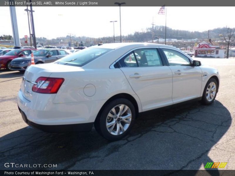 White Suede / Light Stone 2011 Ford Taurus SEL AWD