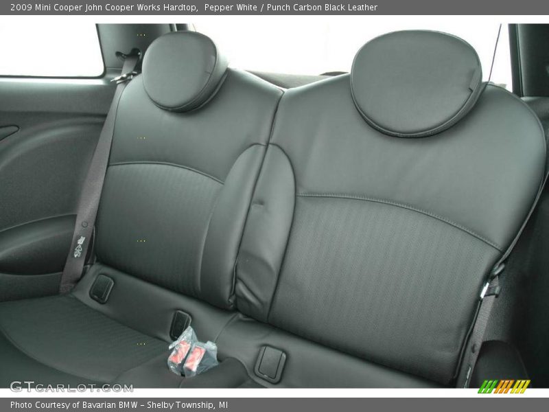 Pepper White / Punch Carbon Black Leather 2009 Mini Cooper John Cooper Works Hardtop