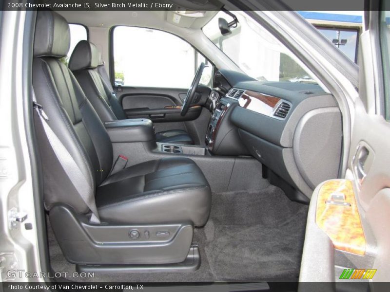 Silver Birch Metallic / Ebony 2008 Chevrolet Avalanche LS