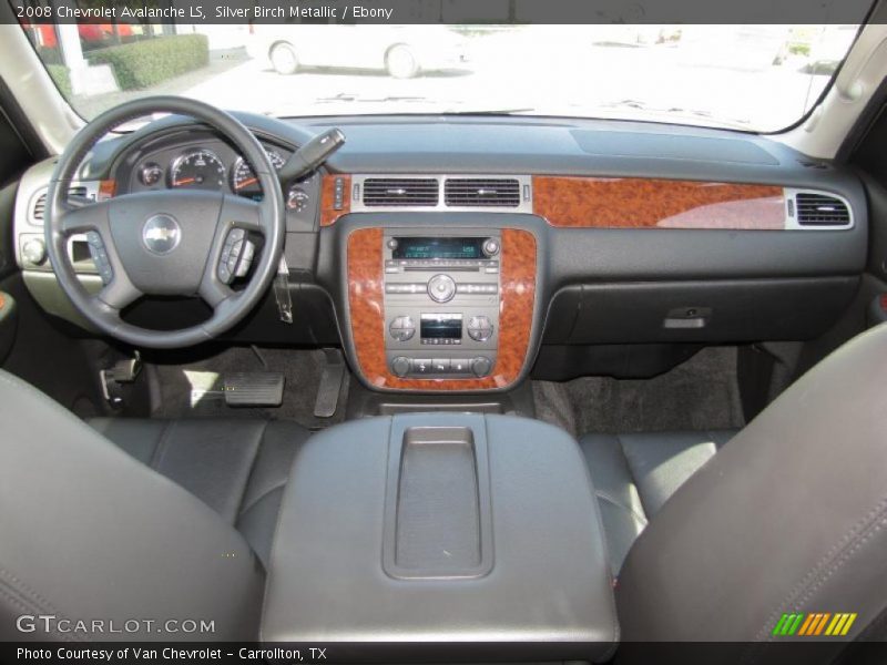 Ebony Interior - 2008 Avalanche LS 