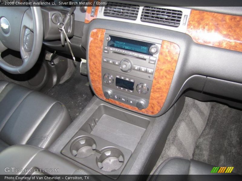 Silver Birch Metallic / Ebony 2008 Chevrolet Avalanche LS