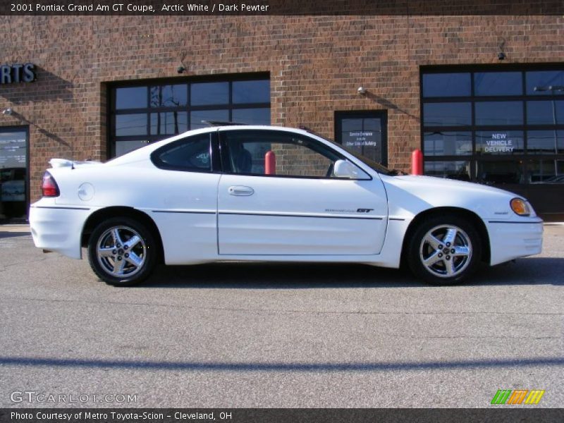 Arctic White / Dark Pewter 2001 Pontiac Grand Am GT Coupe