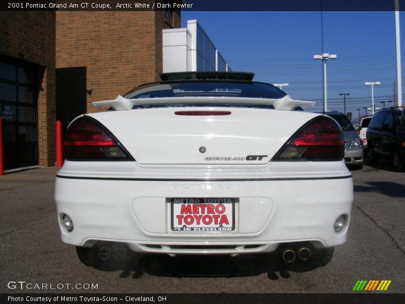 Arctic White / Dark Pewter 2001 Pontiac Grand Am GT Coupe