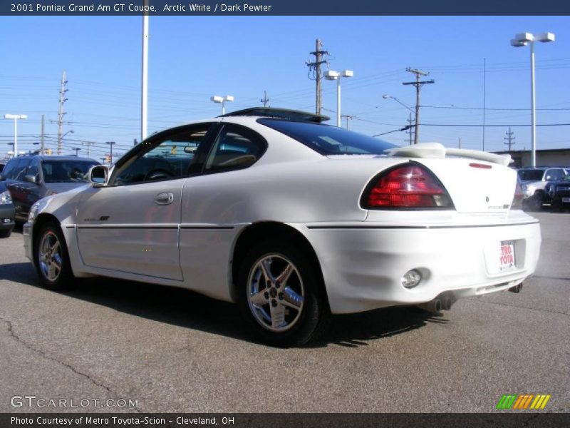 Arctic White / Dark Pewter 2001 Pontiac Grand Am GT Coupe