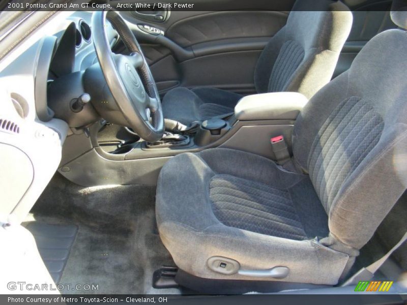 Arctic White / Dark Pewter 2001 Pontiac Grand Am GT Coupe