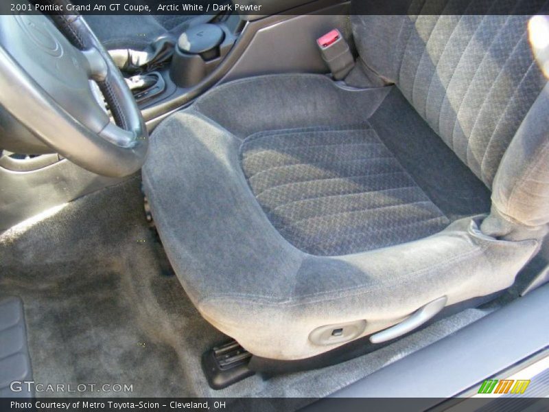Arctic White / Dark Pewter 2001 Pontiac Grand Am GT Coupe