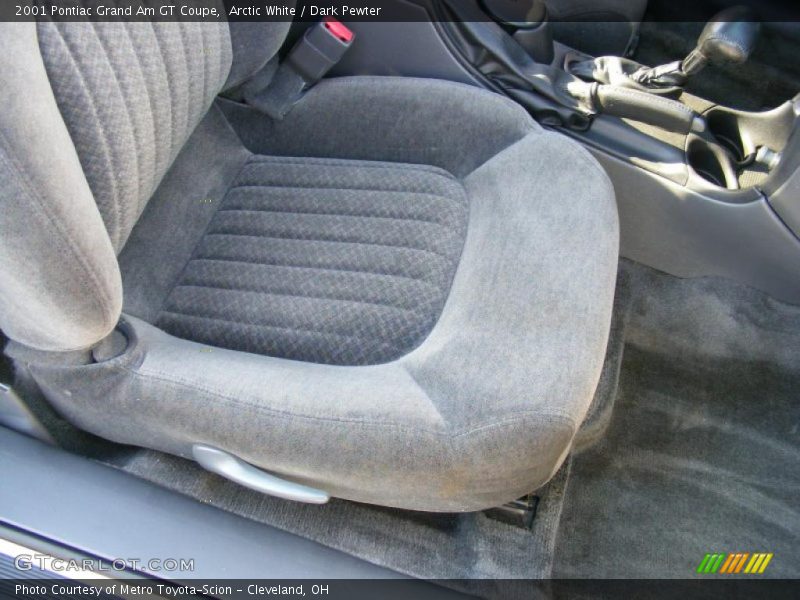 Arctic White / Dark Pewter 2001 Pontiac Grand Am GT Coupe