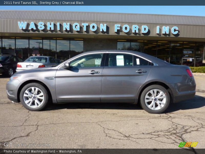 Sterling Grey / Charcoal Black 2011 Ford Taurus SEL