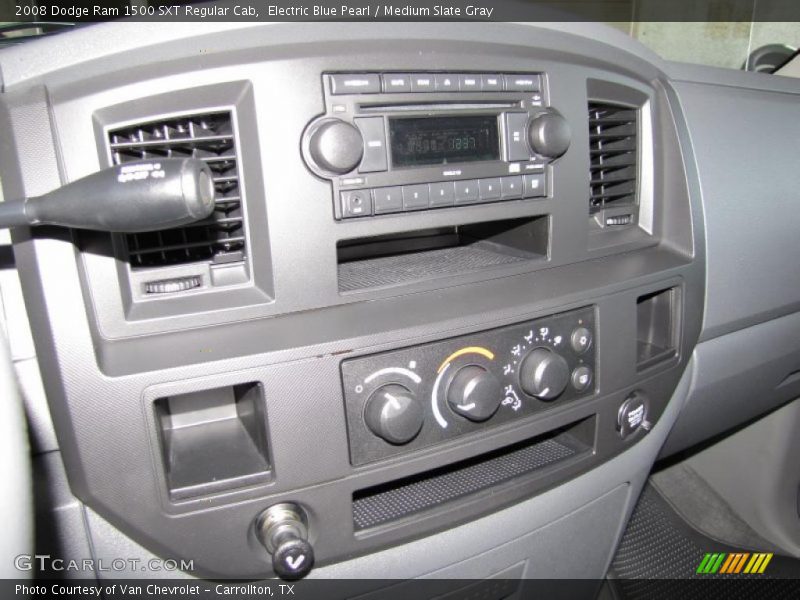 Electric Blue Pearl / Medium Slate Gray 2008 Dodge Ram 1500 SXT Regular Cab