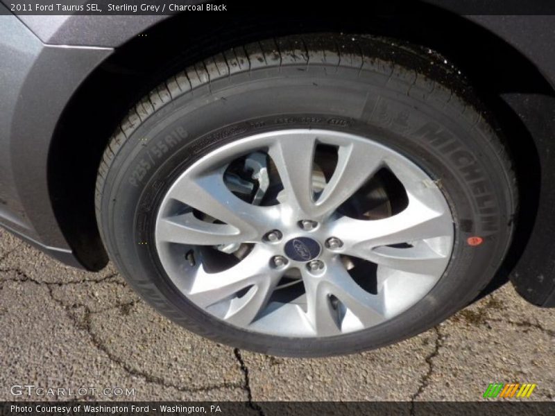 Sterling Grey / Charcoal Black 2011 Ford Taurus SEL