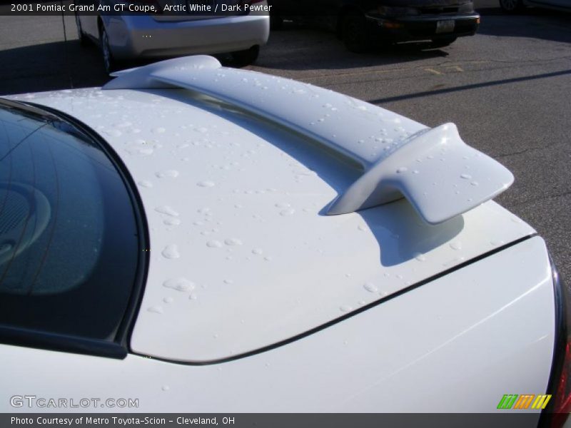 Arctic White / Dark Pewter 2001 Pontiac Grand Am GT Coupe