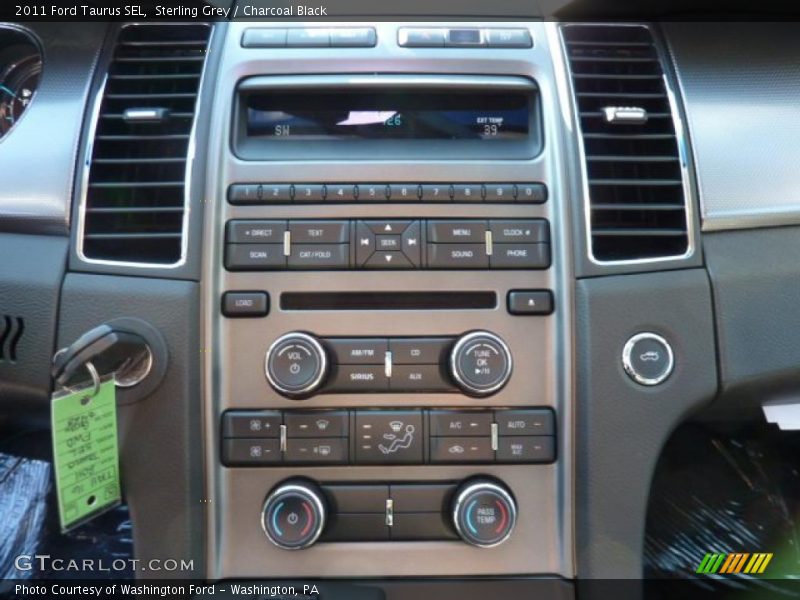 Sterling Grey / Charcoal Black 2011 Ford Taurus SEL