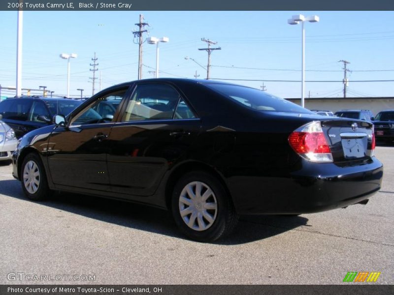 Black / Stone Gray 2006 Toyota Camry LE