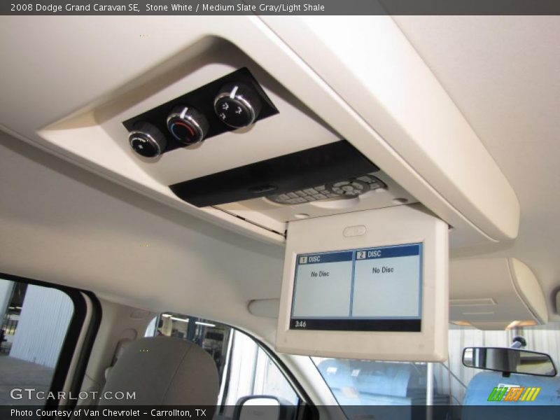 Stone White / Medium Slate Gray/Light Shale 2008 Dodge Grand Caravan SE