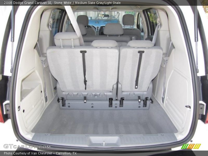 Stone White / Medium Slate Gray/Light Shale 2008 Dodge Grand Caravan SE