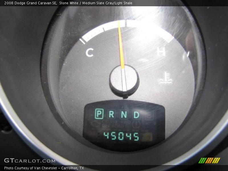 Stone White / Medium Slate Gray/Light Shale 2008 Dodge Grand Caravan SE