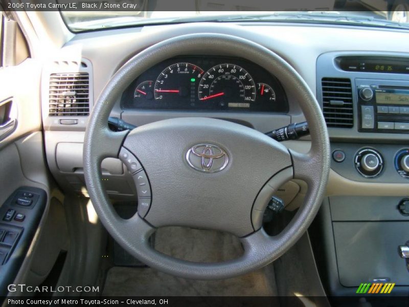 Black / Stone Gray 2006 Toyota Camry LE