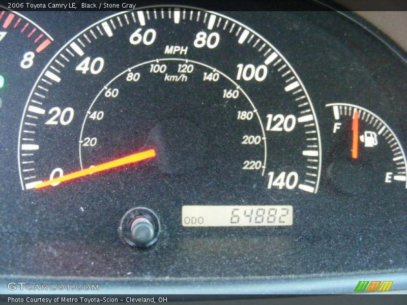 Black / Stone Gray 2006 Toyota Camry LE