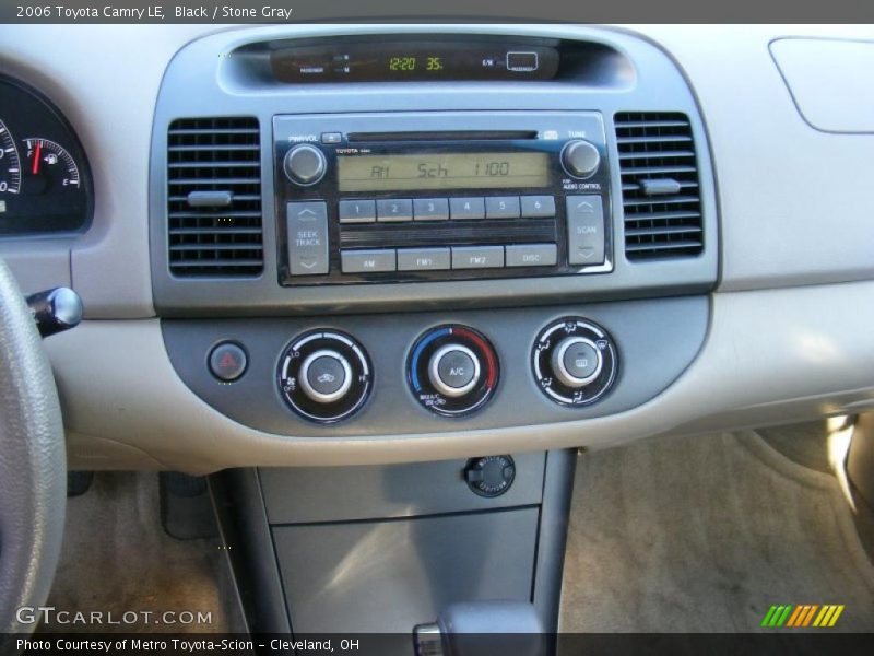 Black / Stone Gray 2006 Toyota Camry LE