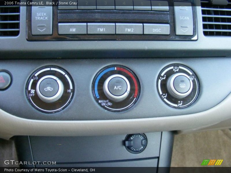 Black / Stone Gray 2006 Toyota Camry LE